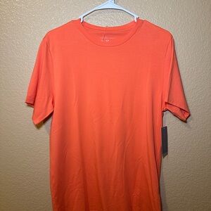 Geoffrey Beene Vibrant Orange Short Sleeve Tee